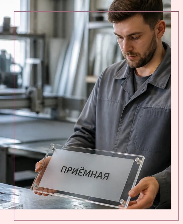 Таблички из оргстекла на заказ в Златоусте от 4021 р. | Аванза-Злт