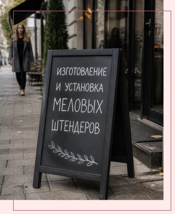 Меловые штендеры в Златоусте по цене от 6702 р. | Аванза-Злт